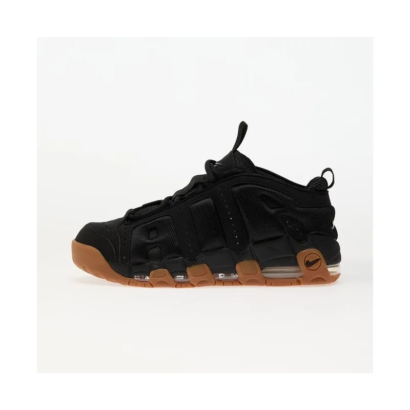 Air More Uptempo Low Black Gum, vista 2