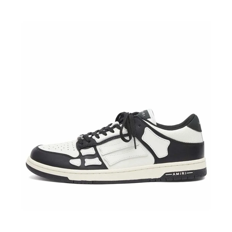 Amiri Skel Top Low Black-White, vista 2