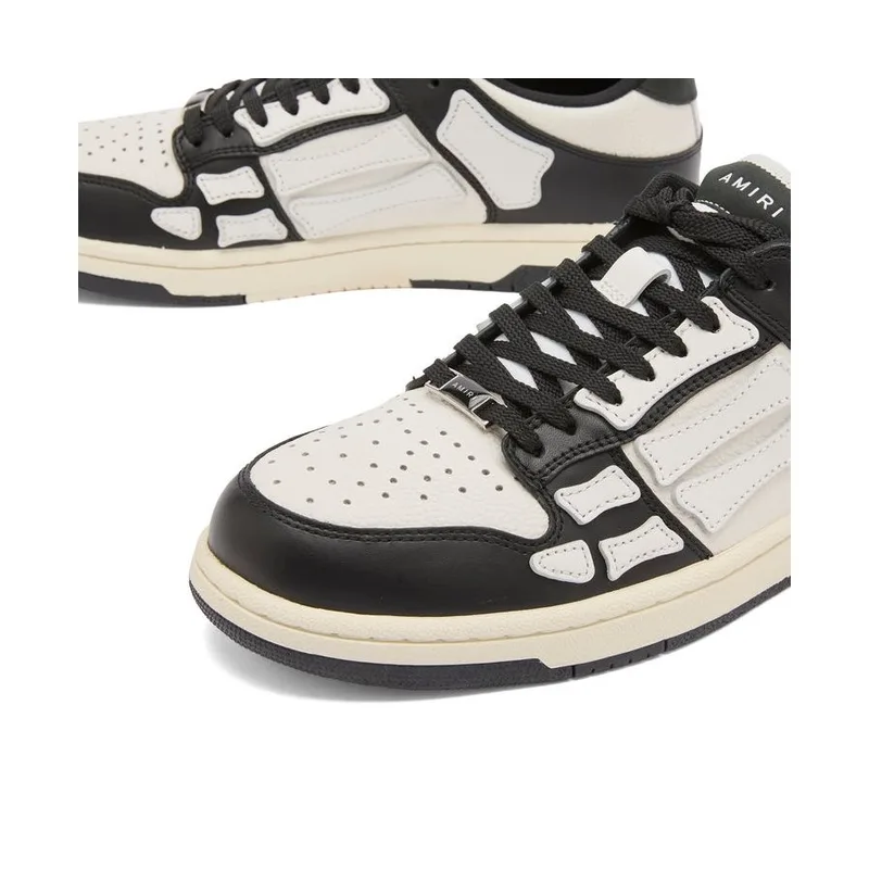 Amiri Skel Top Low Black-White, vista 4