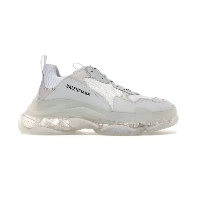Balenciaga Triple S Clear Sole White, vista 4
