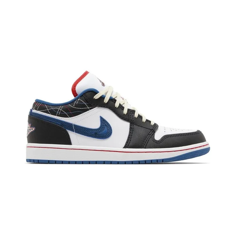 Jordan Low Industrial Blue Sashiko