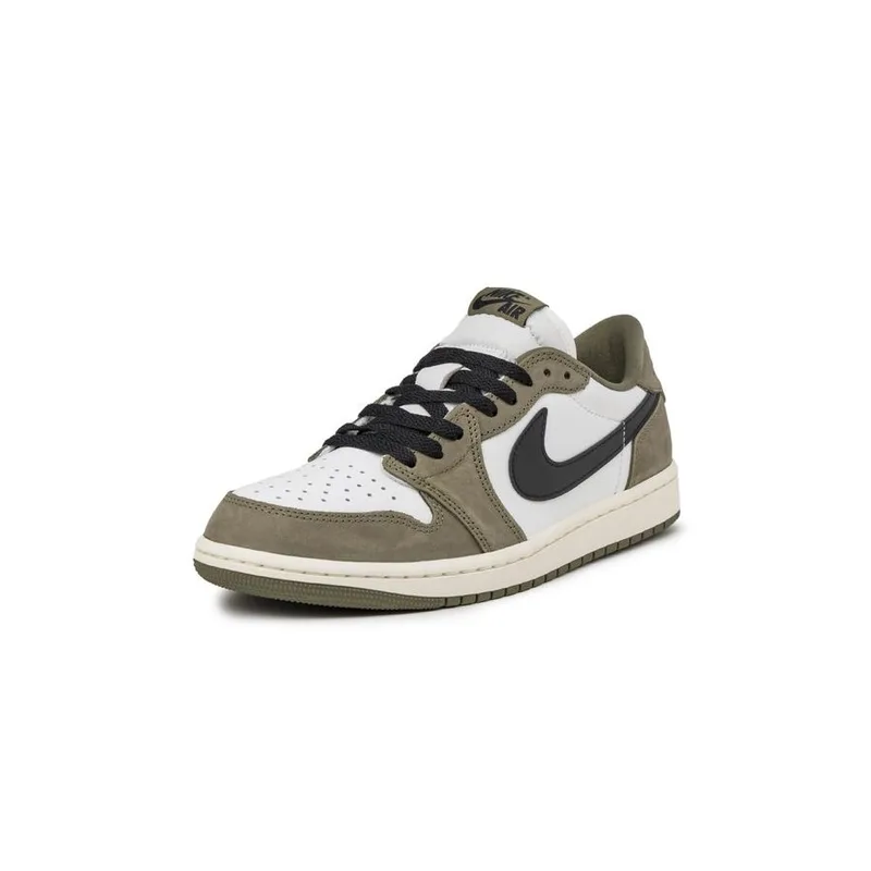 Jordan Low OG Medium Olive and Summit White, vista 3