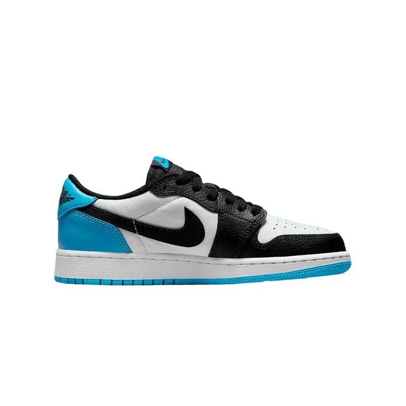 Jordan Retro 1 Black Blue Satin, vista 3