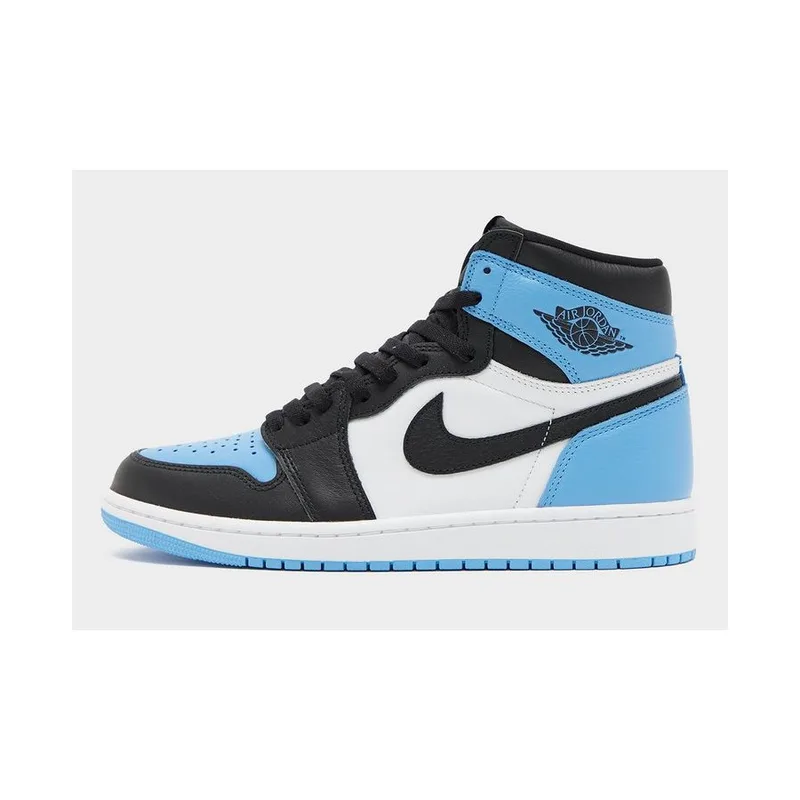 Jordan Retro 1 Black Blue Satin, vista 4