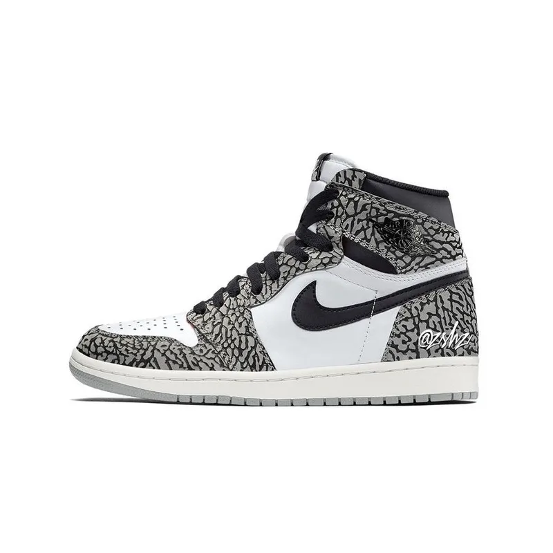 Jordan Retro 1 Elephant Off Noir, vista 2