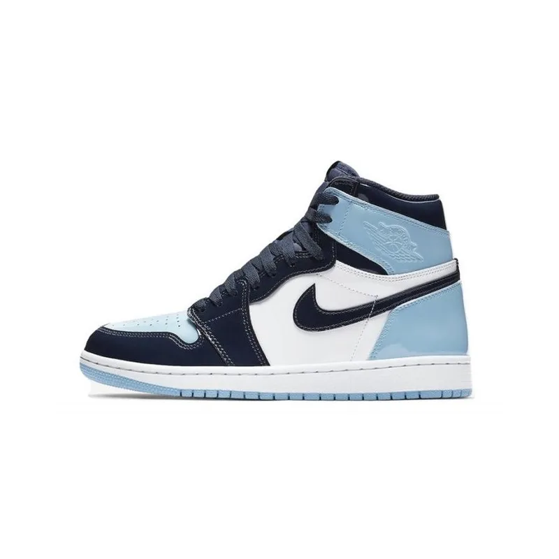 Jordan Retro 1 High OG Blue Chill, vista 4