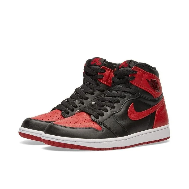 Jordan Retro 1 High OG Bred Banned, vista 2