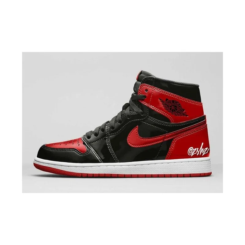 Jordan Retro 1 High OG Bred Banned, vista 4