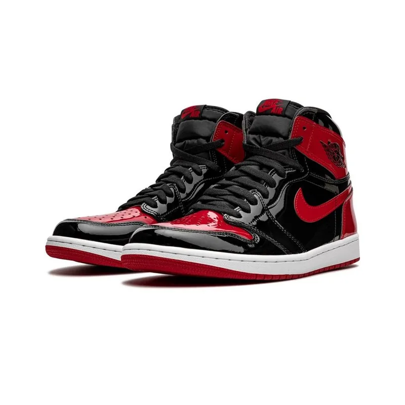 Jordan Retro 1 High OG Patent Bred, vista 2