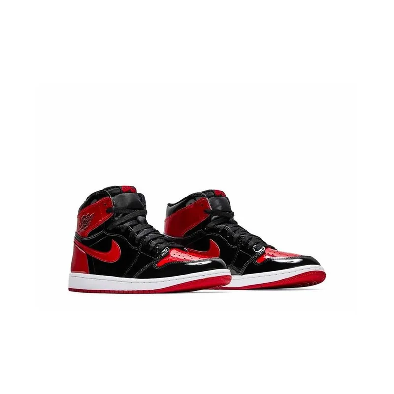Jordan Retro 1 High OG Patent Bred, vista 4