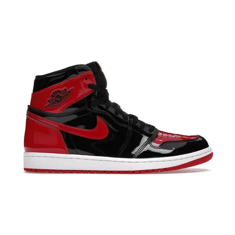 Jordan Retro 1 High OG Patent Bred, vista 1