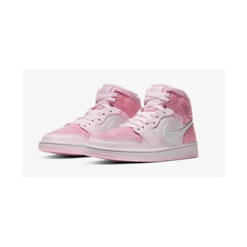 Jordan Retro 1 Mid Digital Pink Con detalle, vista 2