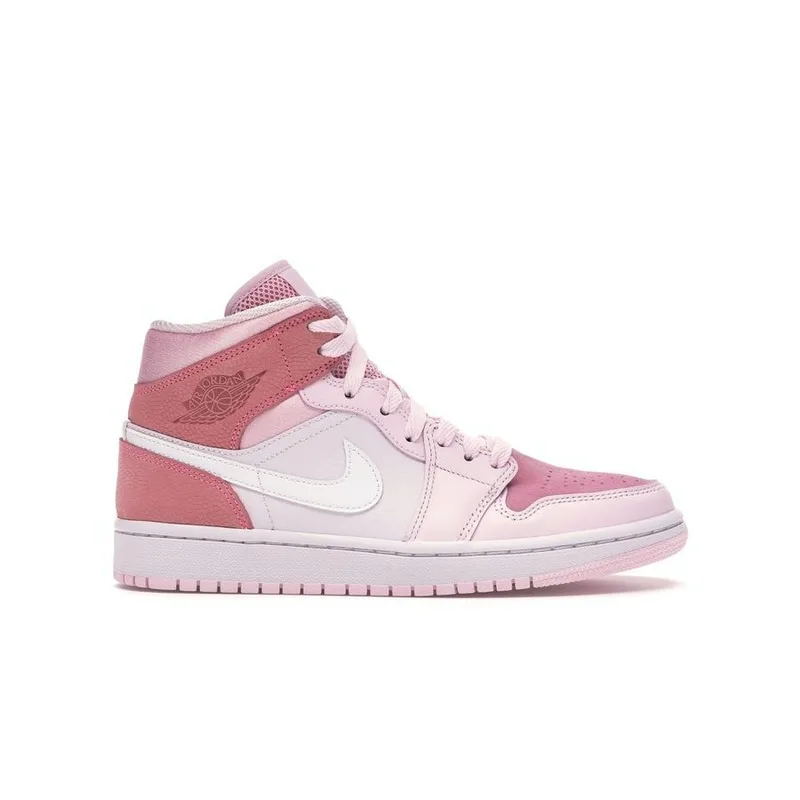 Jordan Retro 1 Mid Digital Pink Con detalle, vista 1