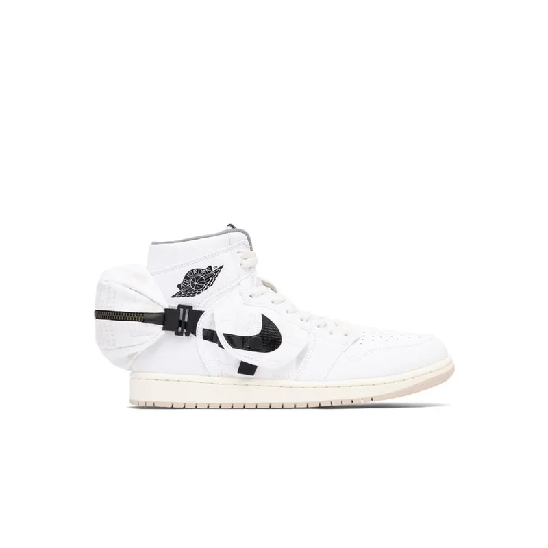 Jordan Retro 1 White Nylon, vista 3