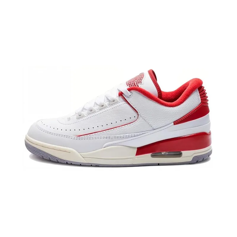 Jordan Retro 2 White Varsity Red, vista 4