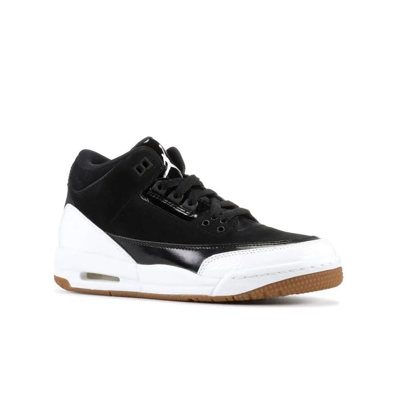 Jordan Retro 3 Black White Gum, vista 1