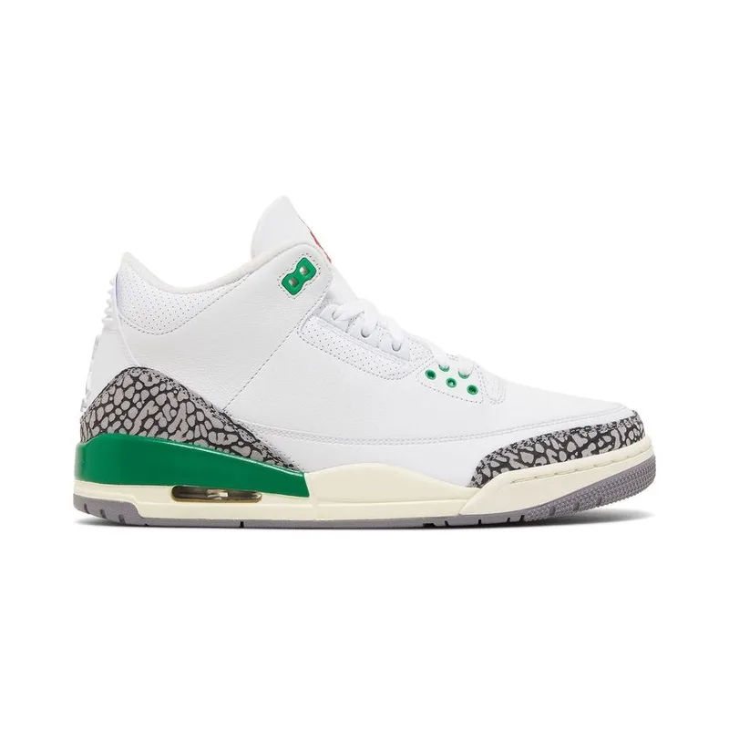 Jordan Retro 3 Lucky Green, vista 3