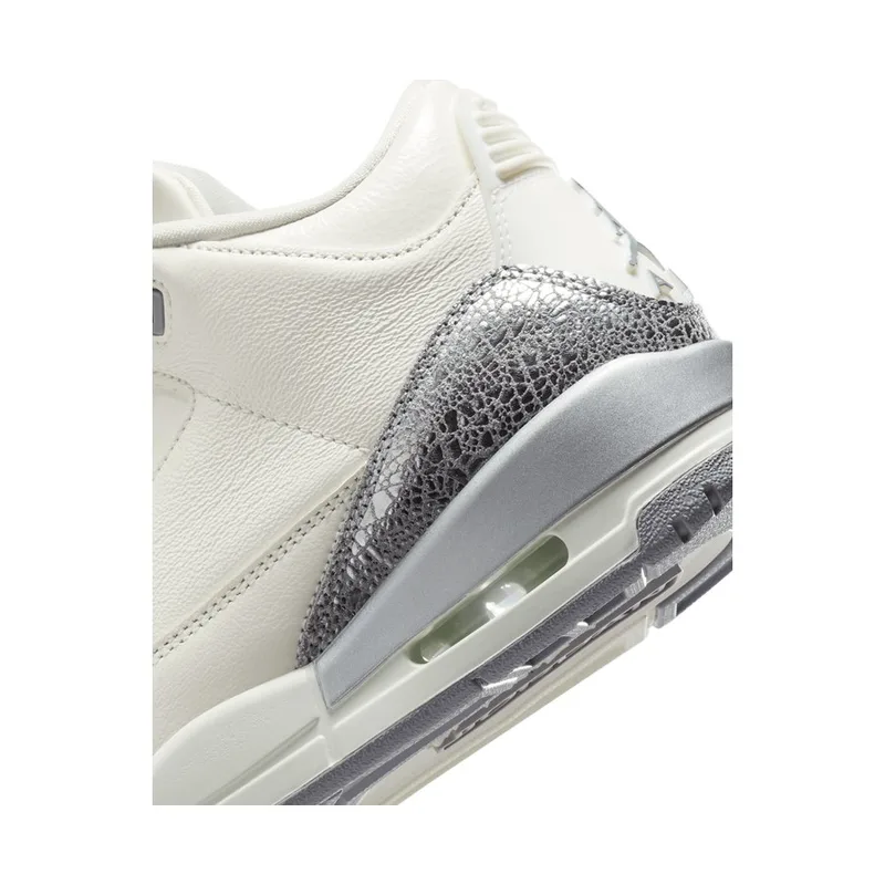 Jordan Retro 3 Sail Cement Grey, vista 4
