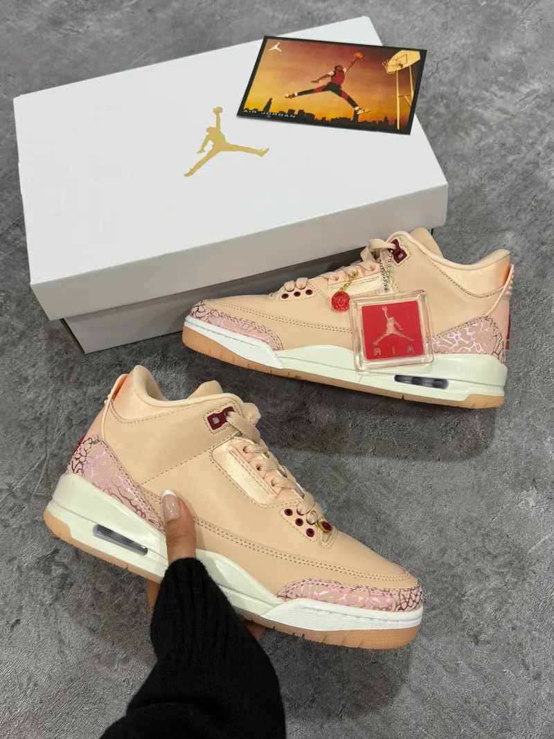 Jordan Retro 3 Valentine Day Pink