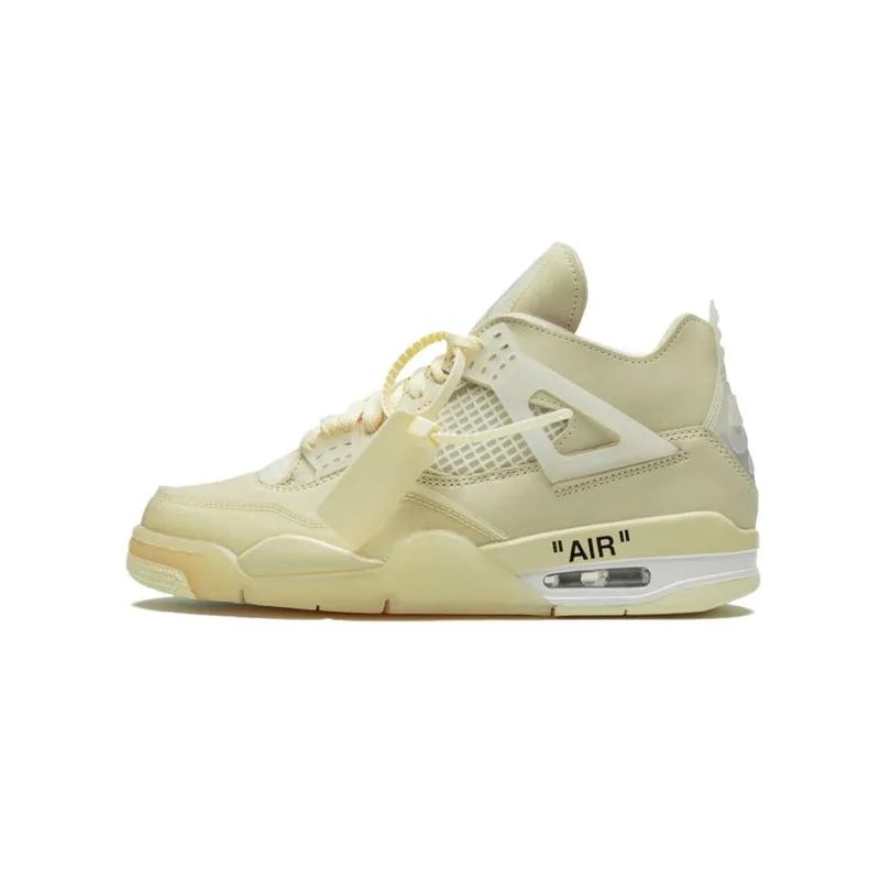 Jordan Retro 4 Off White Sail, vista 2