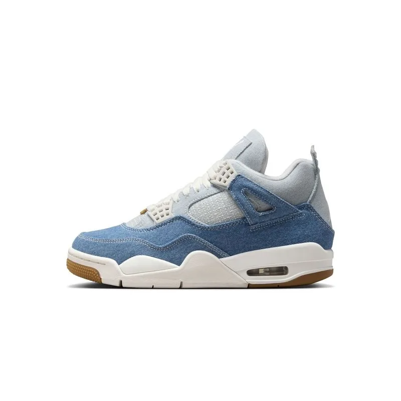 Jordan Retro 4 Tex Denim Worn Blue, vista 2