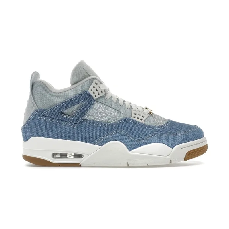 Jordan Retro 4 Tex Denim Worn Blue, vista 4
