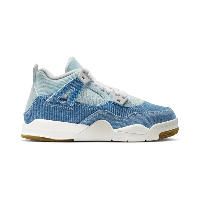 Jordan Retro 4 Tex Denim Worn Blue, vista 1