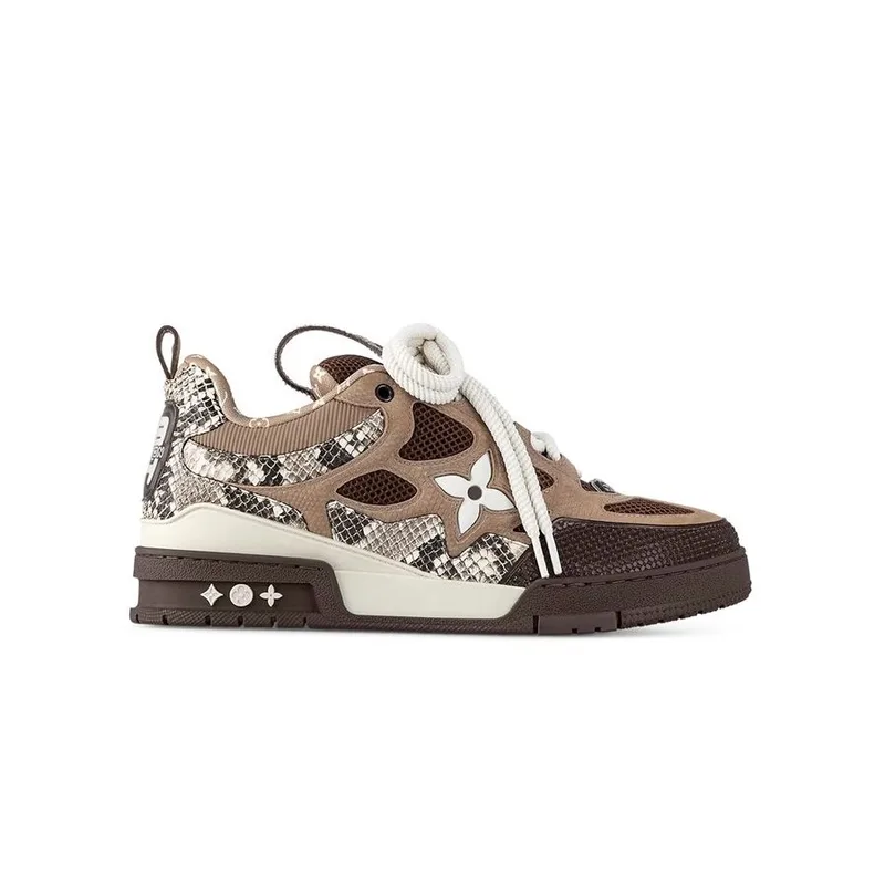 Louis Vuitton Skate Brown Snakeskin, vista 1