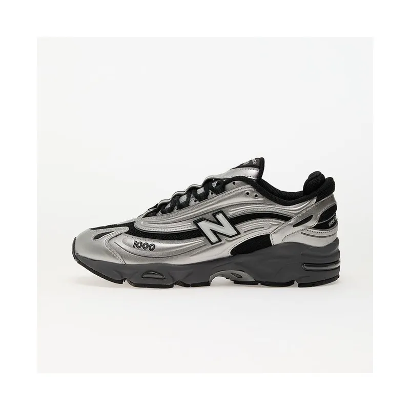 New Balance 1000 Black Silver Metallic, vista 1