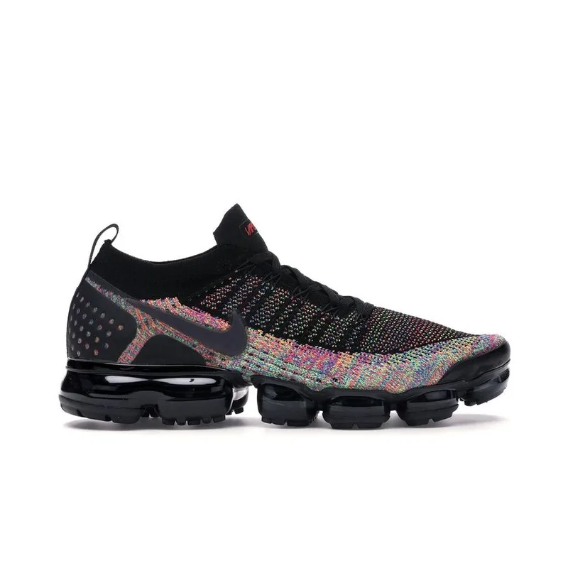Vapor Max Flyknit 2.0 Black Hot Punch, vista 3