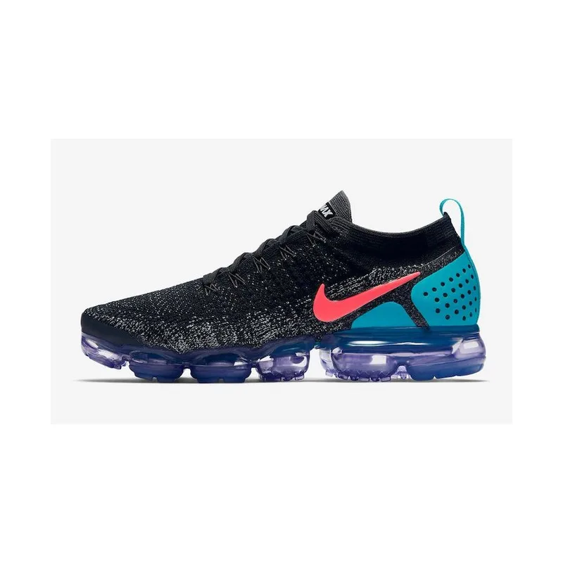 Vapor Max Flyknit 2.0 Black Hot Punch, vista 4